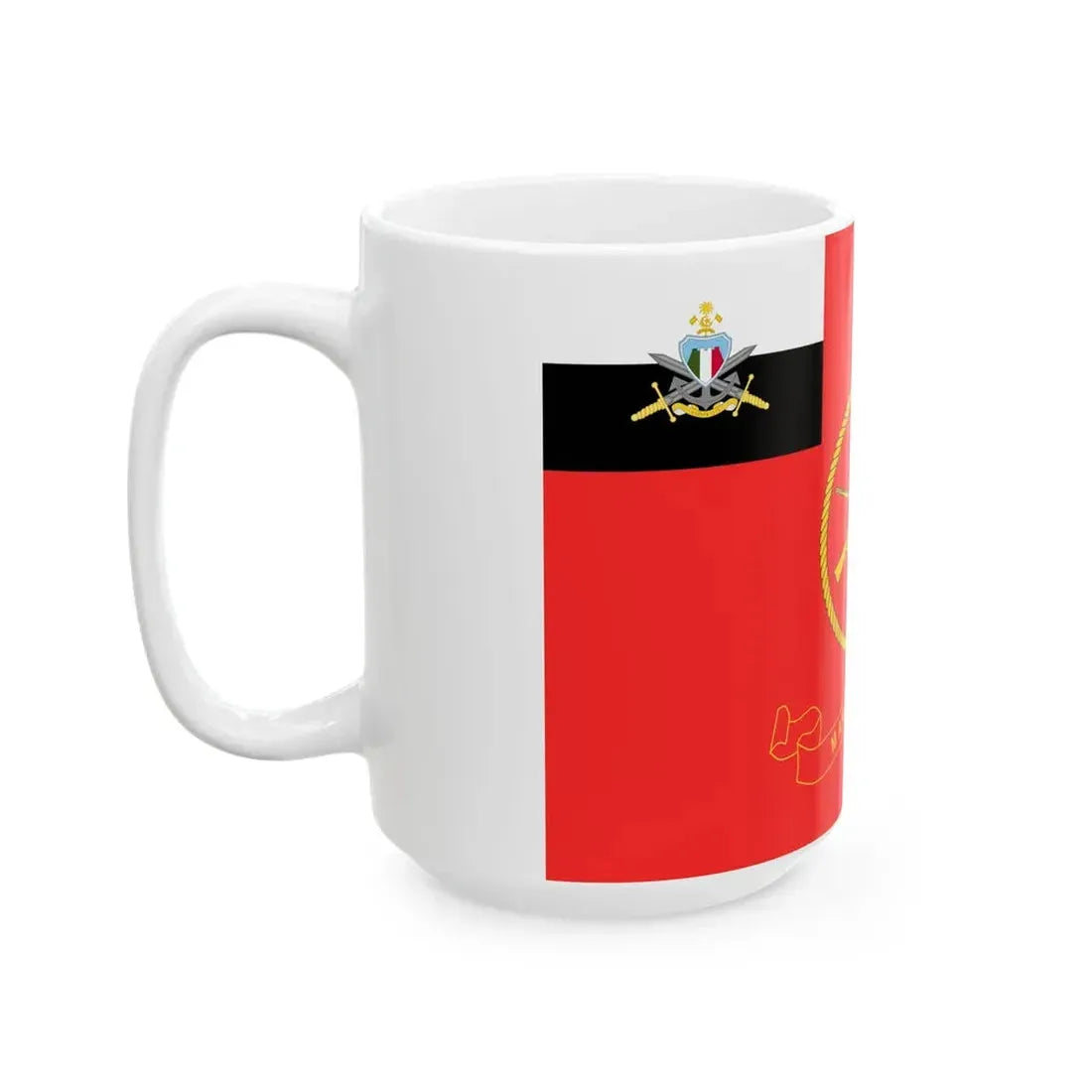 Flag of the MNDF Marine Corps (Maldives) White Coffee Mug - Go Mug Yourself