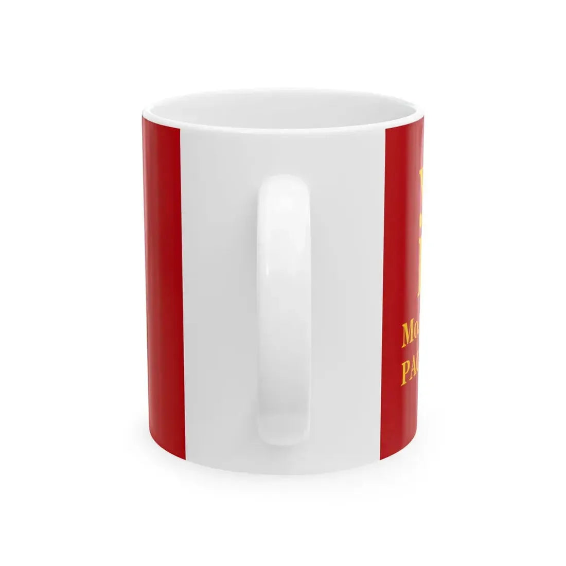Flag of the Moldavian ASSR (Moldova) White Coffee Mug - Go Mug Yourself