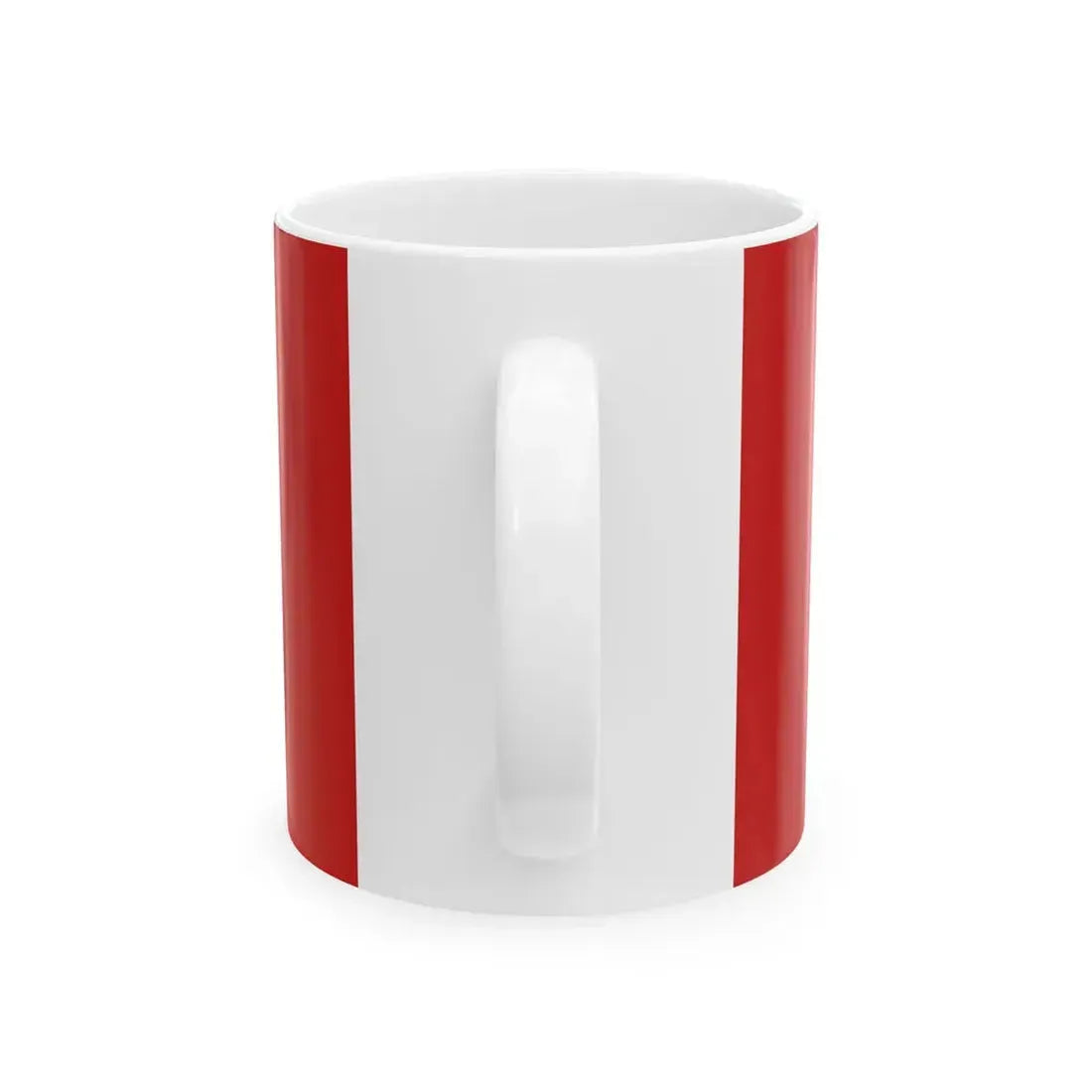 Flag of the Mongolian Ground Force (Mongolia) White Coffee Mug - Go Mug Yourself