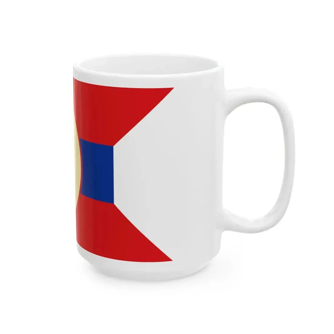 Flag of the Mongolian Peoples Republic 1930-1940 (Mongolia) White Coffee Mug - Go Mug Yourself