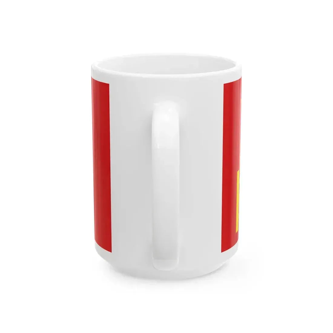 Flag of the Mongolian Peoples Republic 1945-1992 (Mongolia) White Coffee Mug - Go Mug Yourself