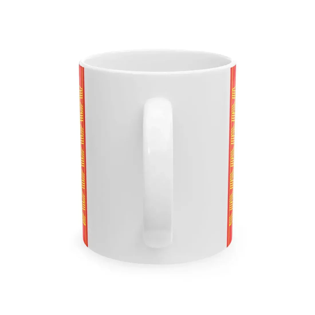 Flag of the Mozambique Defence Armed Forces (Mozambique) White Coffee Mug - Go Mug Yourself