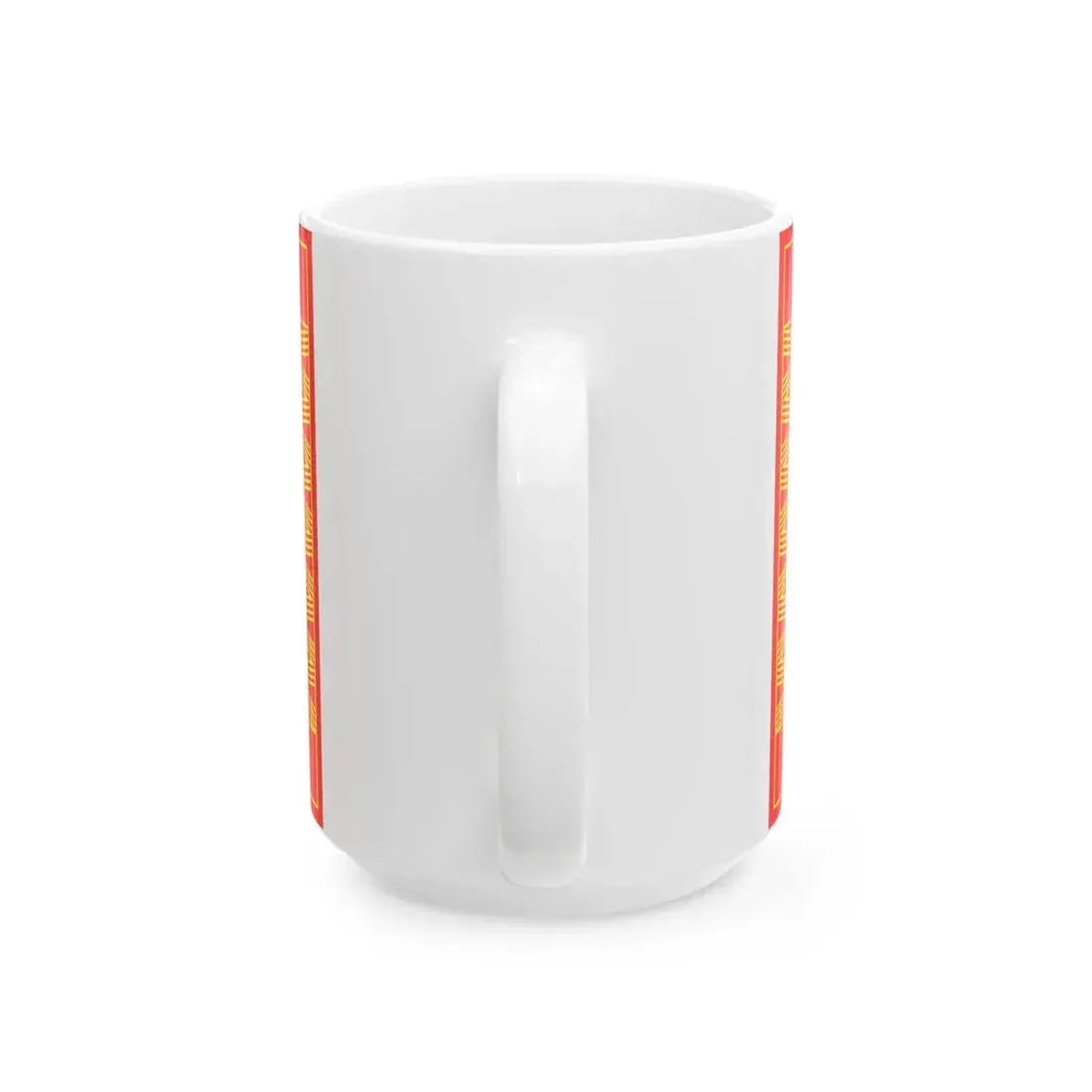 Flag of the Mozambique Defence Armed Forces (Mozambique) White Coffee Mug - Go Mug Yourself