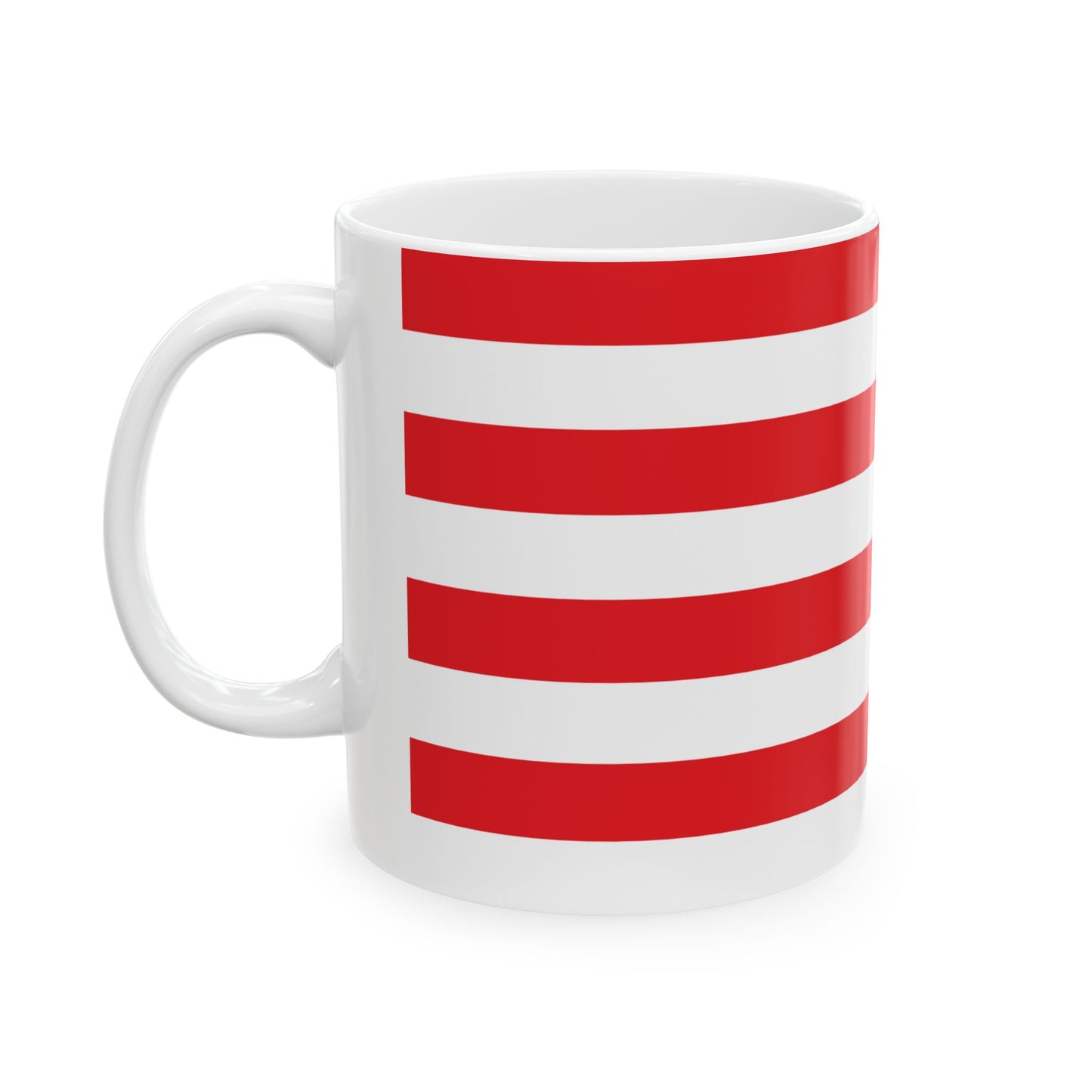 Flag of the Mwali Sultanate 1868-1871 (Comoros) White Coffee Mug-Go Mug Yourself