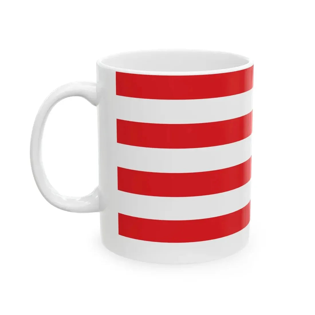 Flag of the Mwali Sultanate 1868-1871 (Comoros) White Coffee Mug - Go Mug Yourself