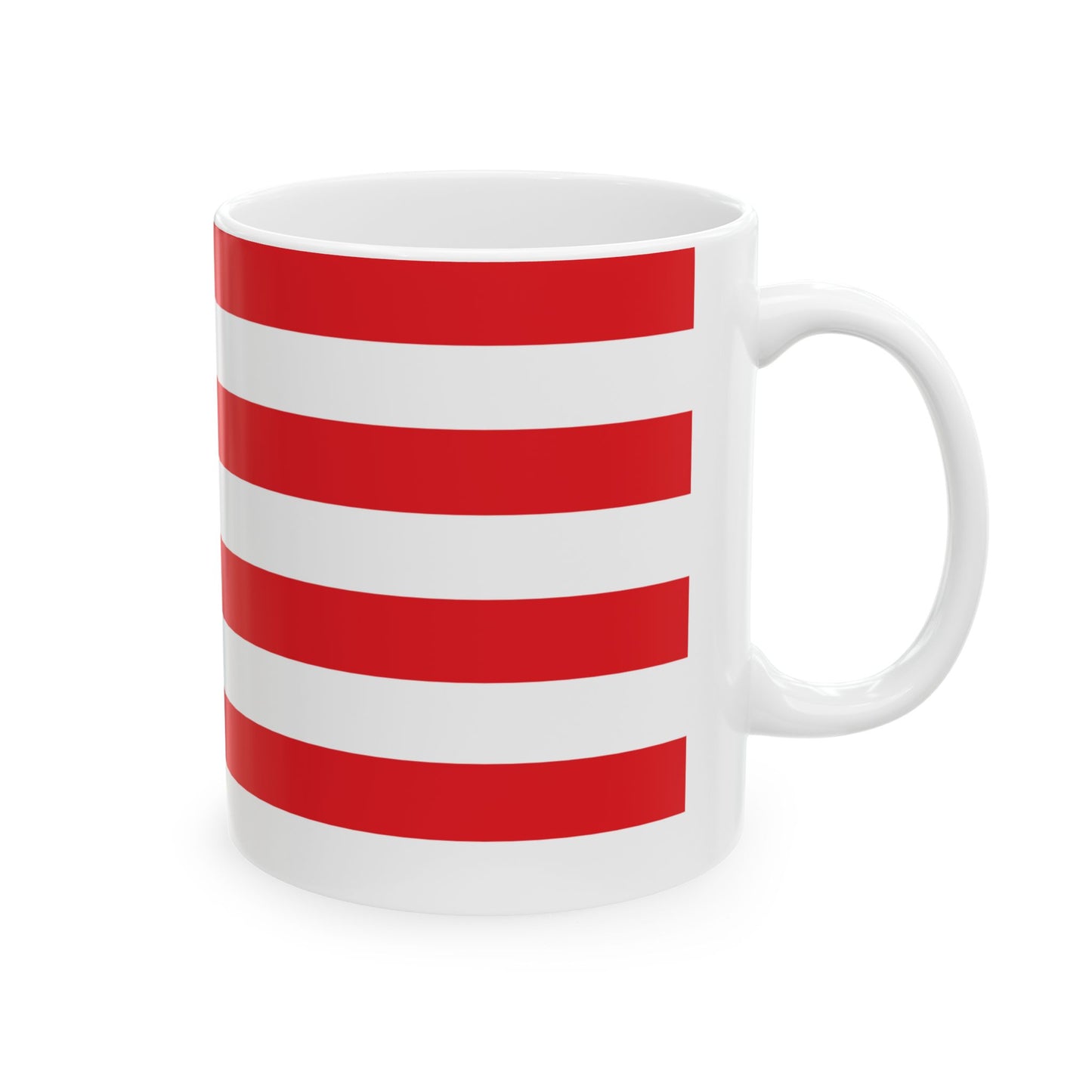Flag of the Mwali Sultanate 1868-1871 (Comoros) White Coffee Mug-Go Mug Yourself