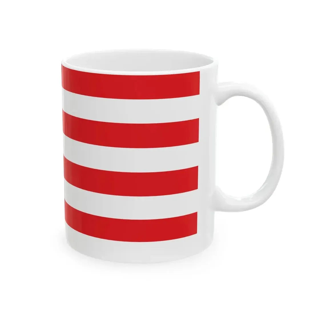 Flag of the Mwali Sultanate 1868-1871 (Comoros) White Coffee Mug - Go Mug Yourself