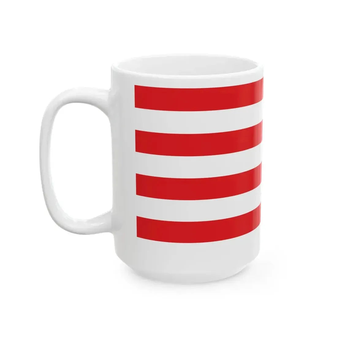 Flag of the Mwali Sultanate 1868-1871 (Comoros) White Coffee Mug - Go Mug Yourself