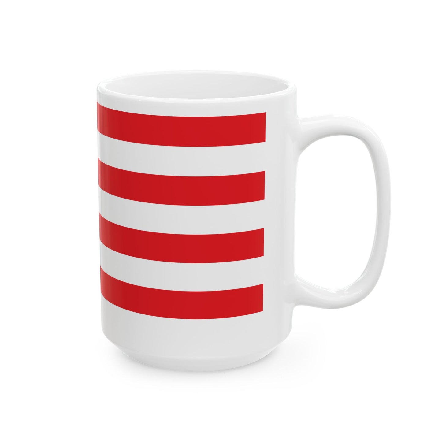 Flag of the Mwali Sultanate 1868-1871 (Comoros) White Coffee Mug-Go Mug Yourself