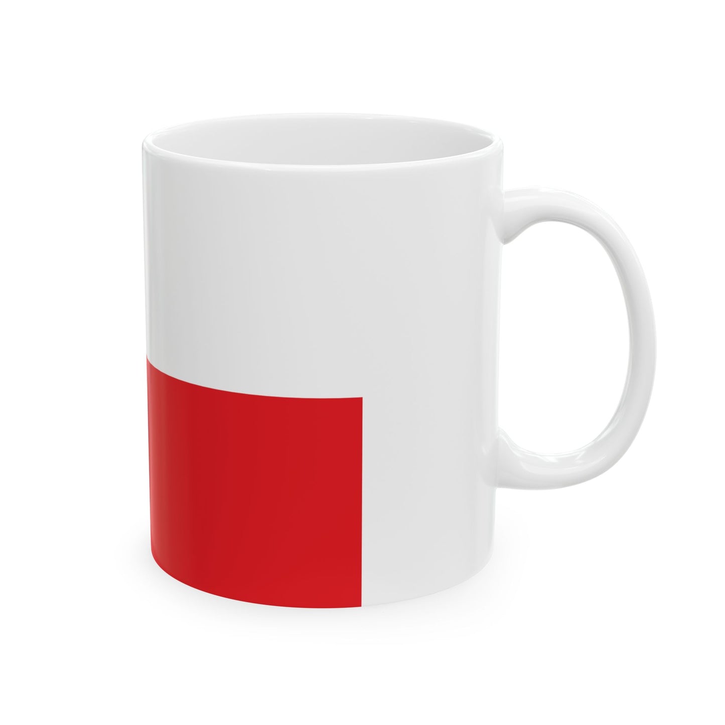 Flag of the Mwali Sultanate 1871-1886 (Comoros) White Coffee Mug-Go Mug Yourself