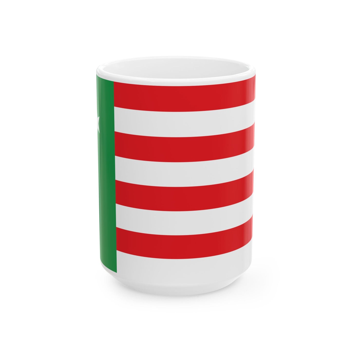 Flag of the Mwali Sultanate (Comoros) White Coffee Mug-15oz-Go Mug Yourself