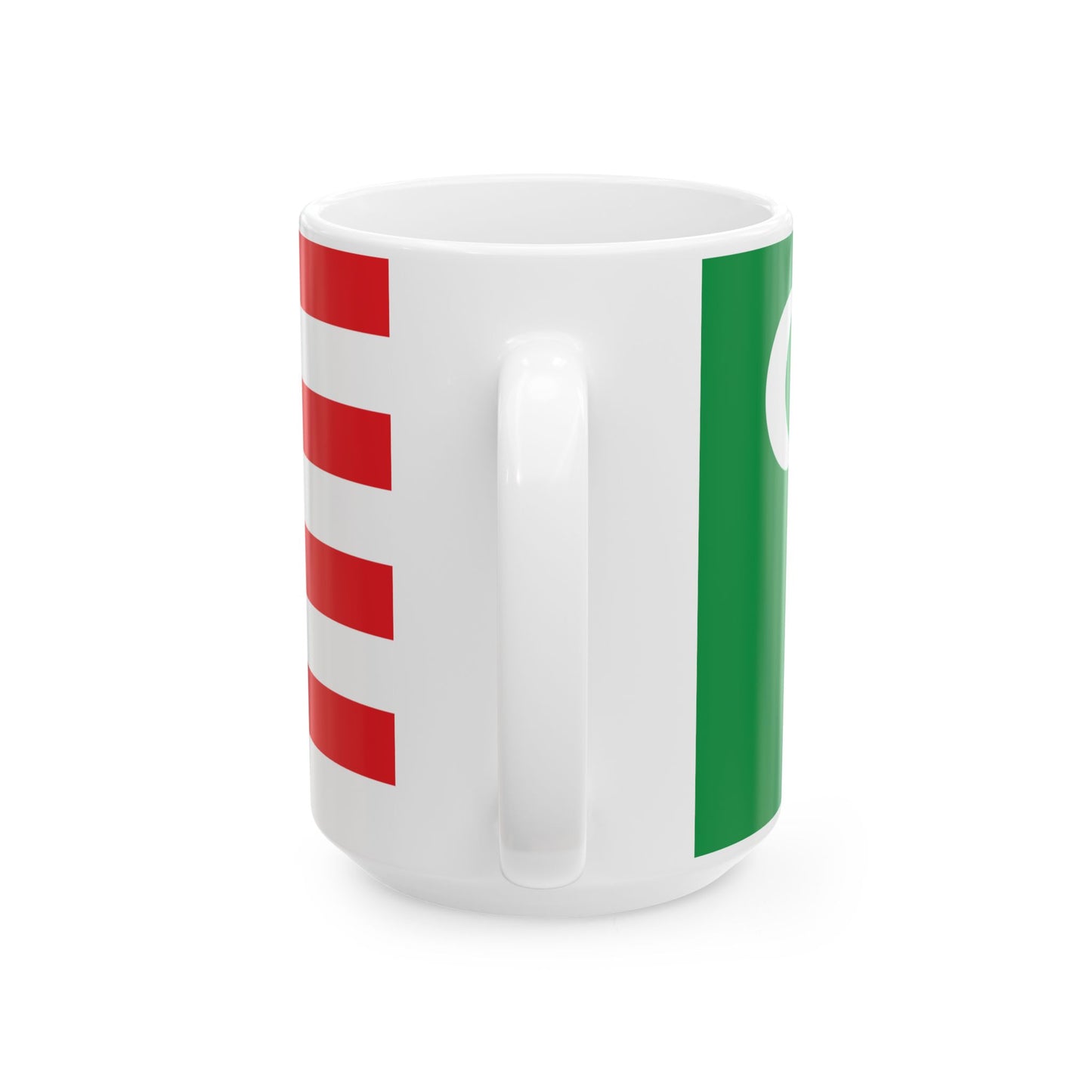 Flag of the Mwali Sultanate (Comoros) White Coffee Mug-Go Mug Yourself