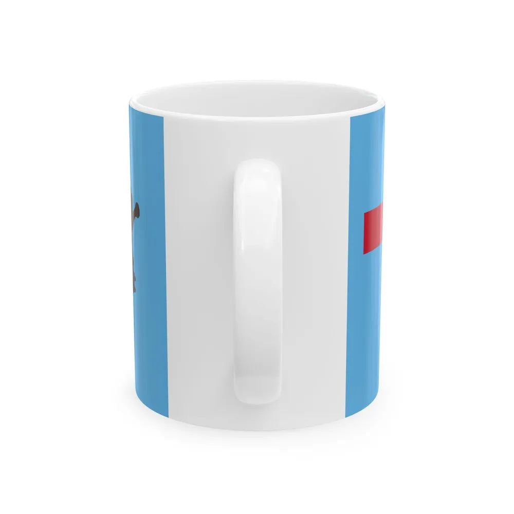 Flag of the Nadroga-Navosa Sovereign Christian State (Fiji) White Coffee Mug - Go Mug Yourself
