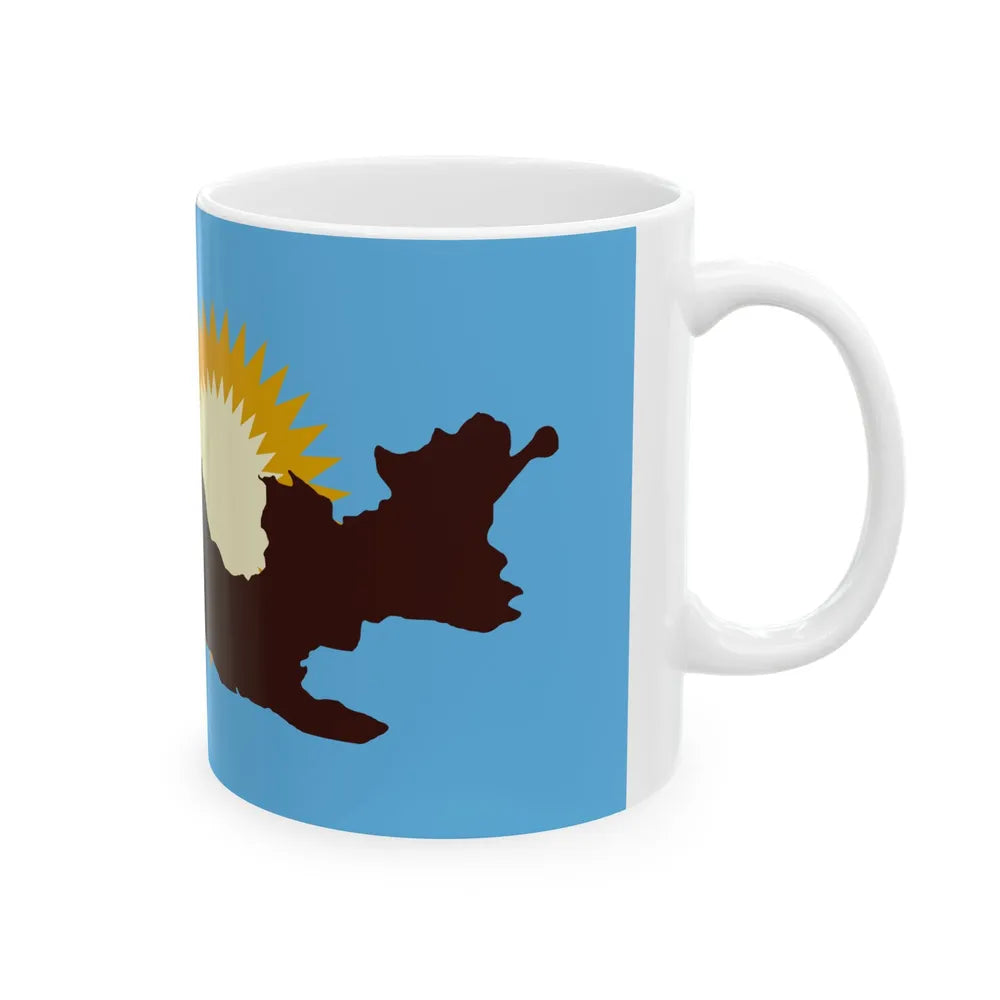 Flag of the Nadroga-Navosa Sovereign Christian State (Fiji) White Coffee Mug - Go Mug Yourself