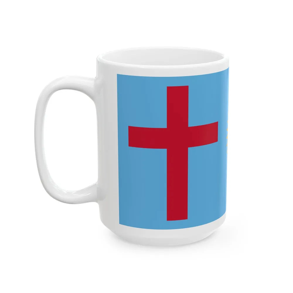 Flag of the Nadroga-Navosa Sovereign Christian State (Fiji) White Coffee Mug - Go Mug Yourself
