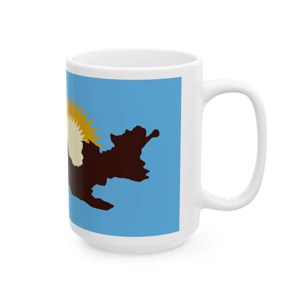Flag of the Nadroga-Navosa Sovereign Christian State (Fiji) White Coffee Mug - Go Mug Yourself