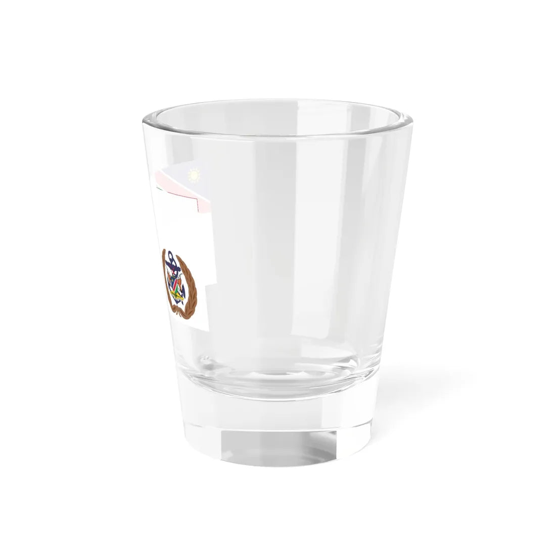 Flag of the Namibian Navy (Namibia) Shot Glass 1.5oz - Go Mug Yourself