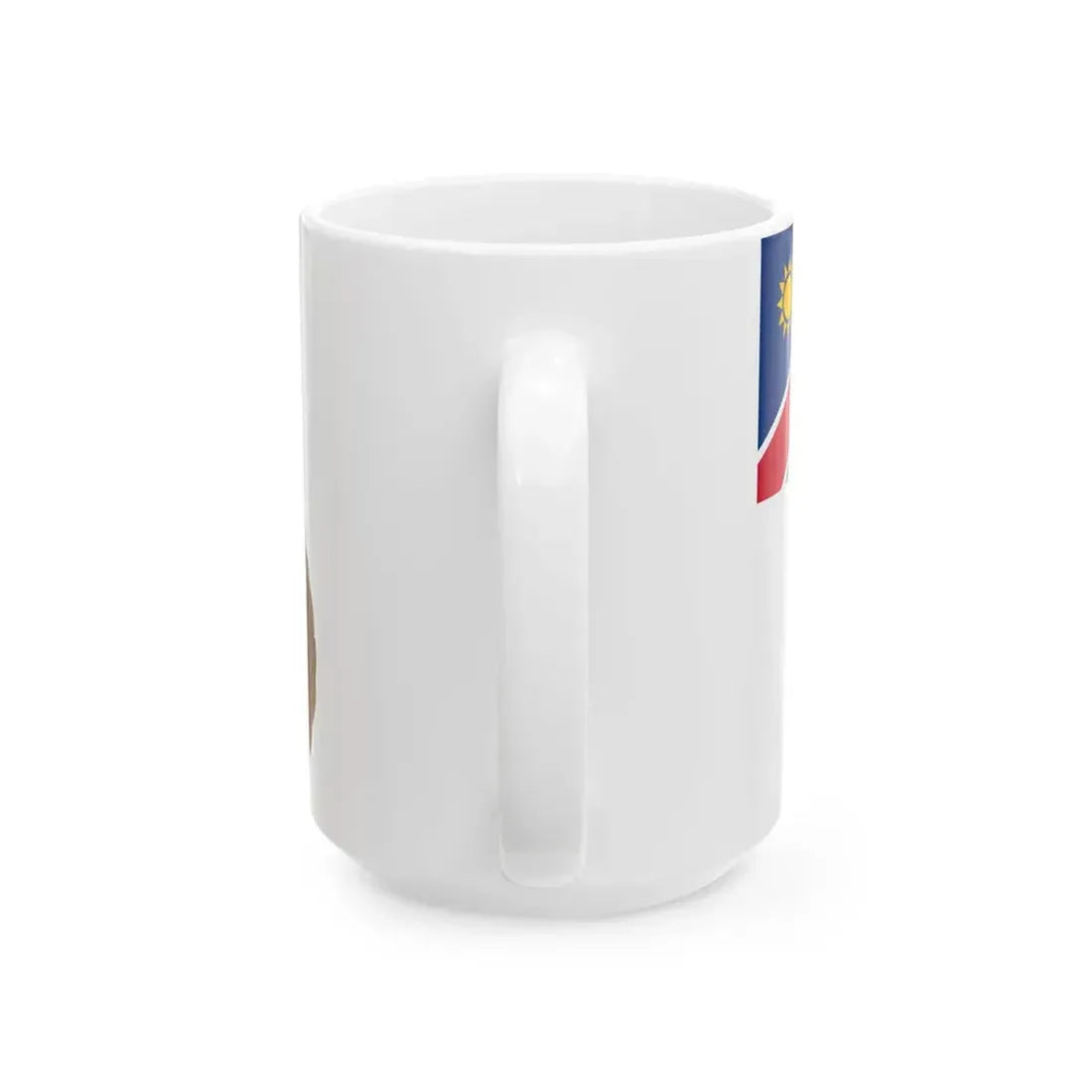Flag of the Namibian Navy (Namibia) White Coffee Mug - Go Mug Yourself