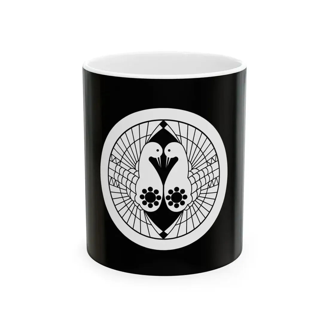 Flag of the Nanbu Lords of Morioka in Mutsu Province A (Japan) White Coffee Mug 11oz - Go Mug Yourself