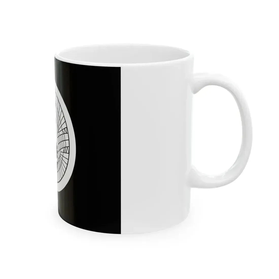 Flag of the Nanbu Lords of Morioka in Mutsu Province A (Japan) White Coffee Mug - Go Mug Yourself