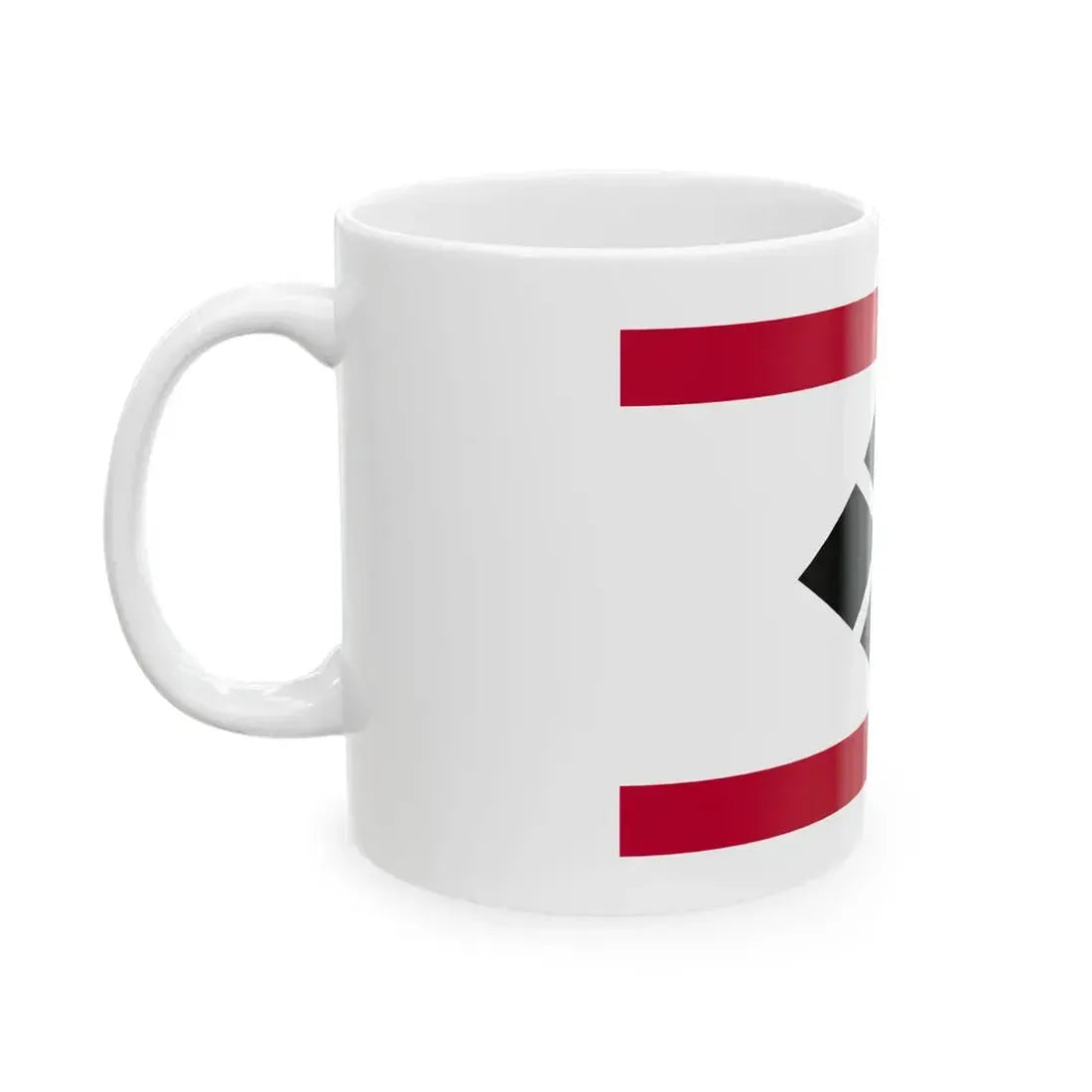 Flag of the Nanbu Lords of Morioka in Mutsu Province C (Japan) White Coffee Mug - Go Mug Yourself