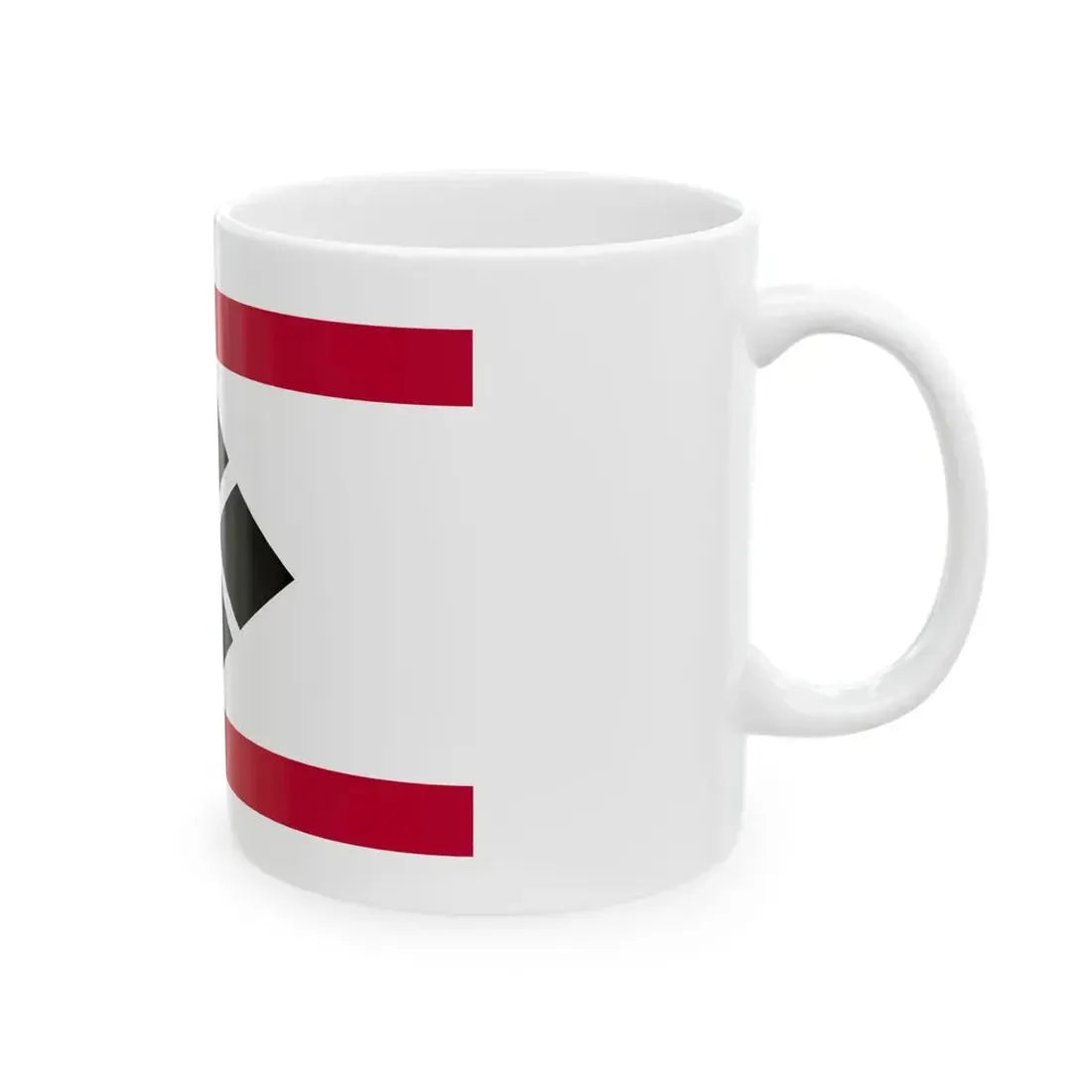 Flag of the Nanbu Lords of Morioka in Mutsu Province C (Japan) White Coffee Mug - Go Mug Yourself
