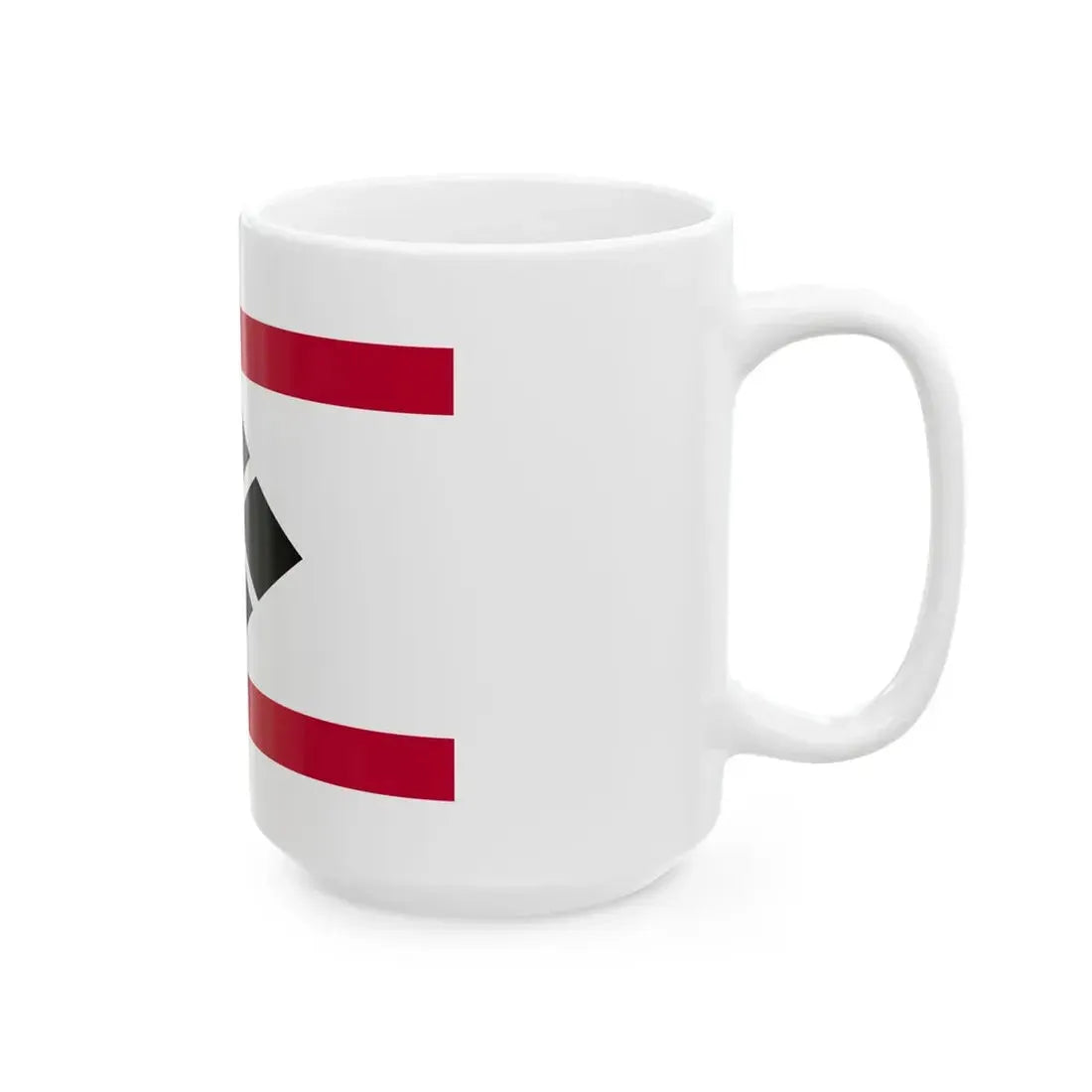 Flag of the Nanbu Lords of Morioka in Mutsu Province C (Japan) White Coffee Mug - Go Mug Yourself