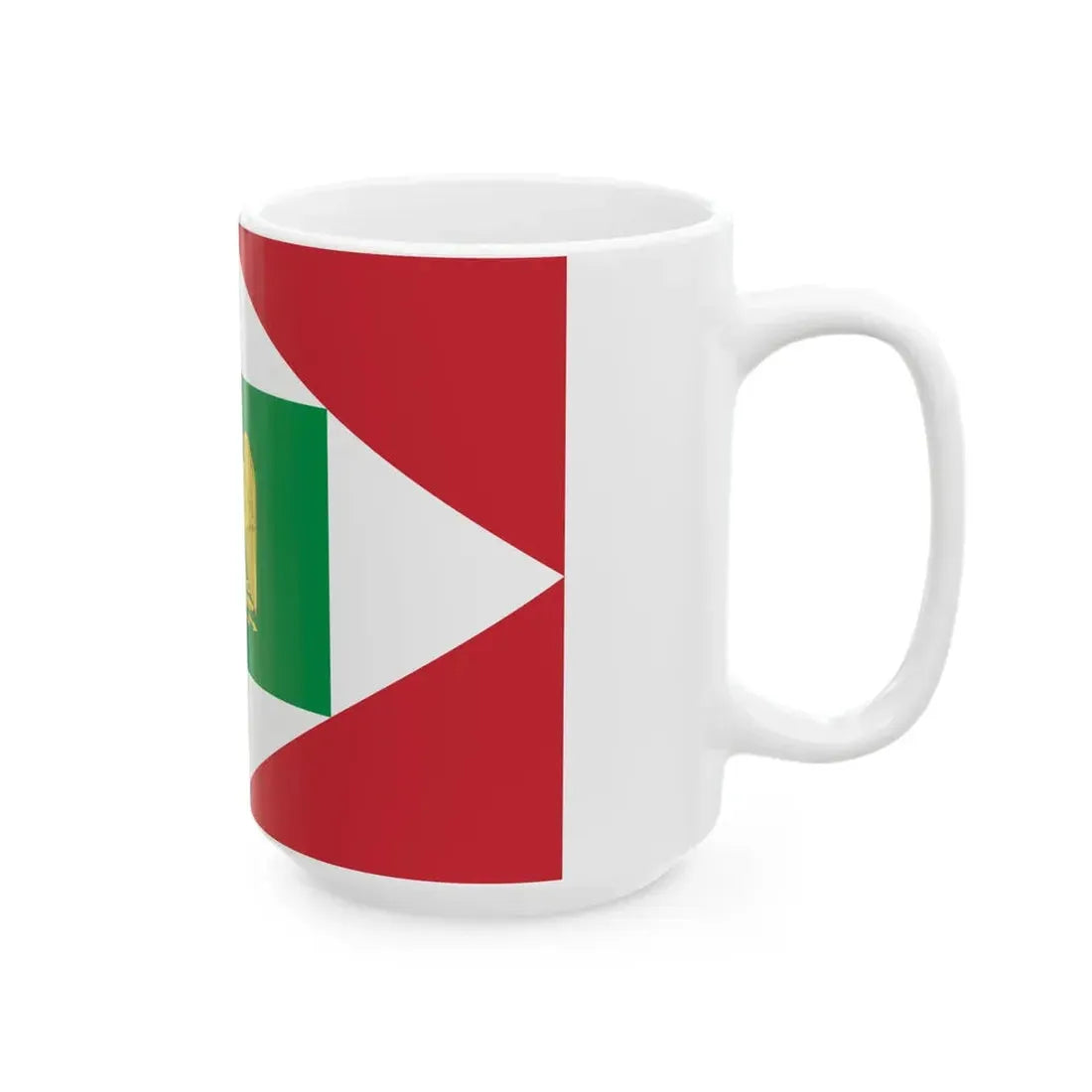 Flag of the Napoleonic Kingdom of Italy 1805-1814 2 (Italy) White Coffee Mug - Go Mug Yourself