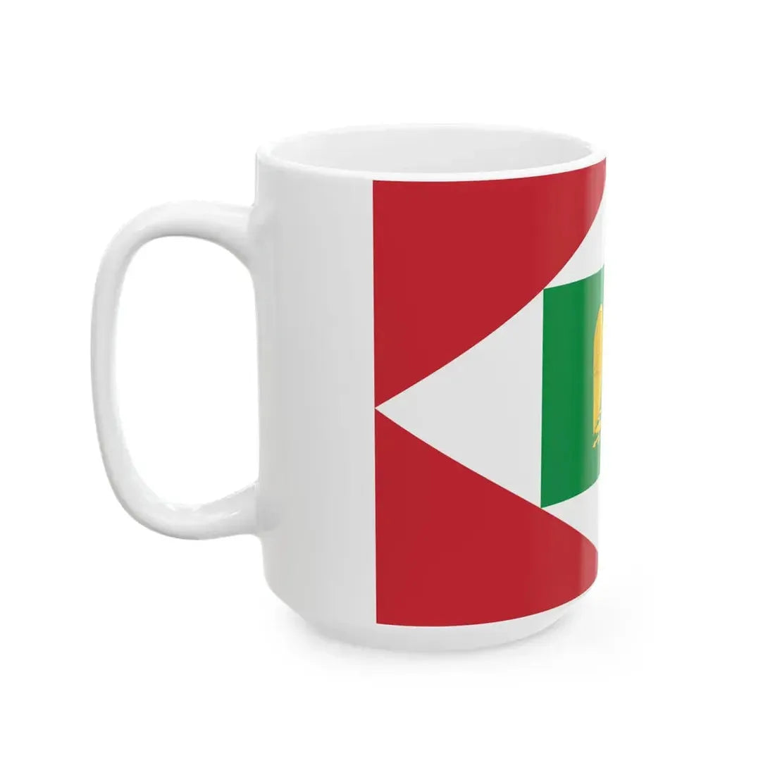 Flag of the Napoleonic Kingdom of Italy 1805-1814 (Italy) White Coffee Mug - Go Mug Yourself