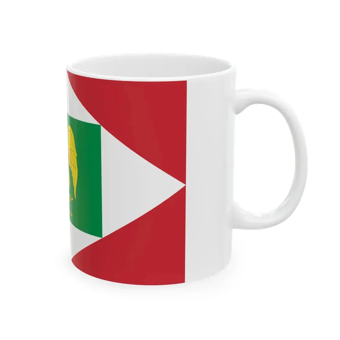 Flag of the Napoleonic Kingdom of Italy (Italy) White Coffee Mug - Go Mug Yourself