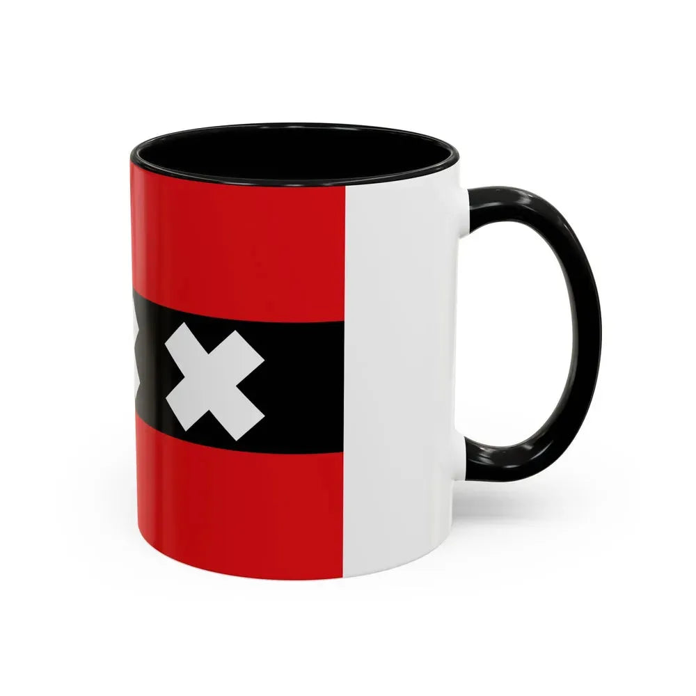 Flag of the national capital Amsterdam Netherlands - Accent Coffee Mug - Go Mug Yourself