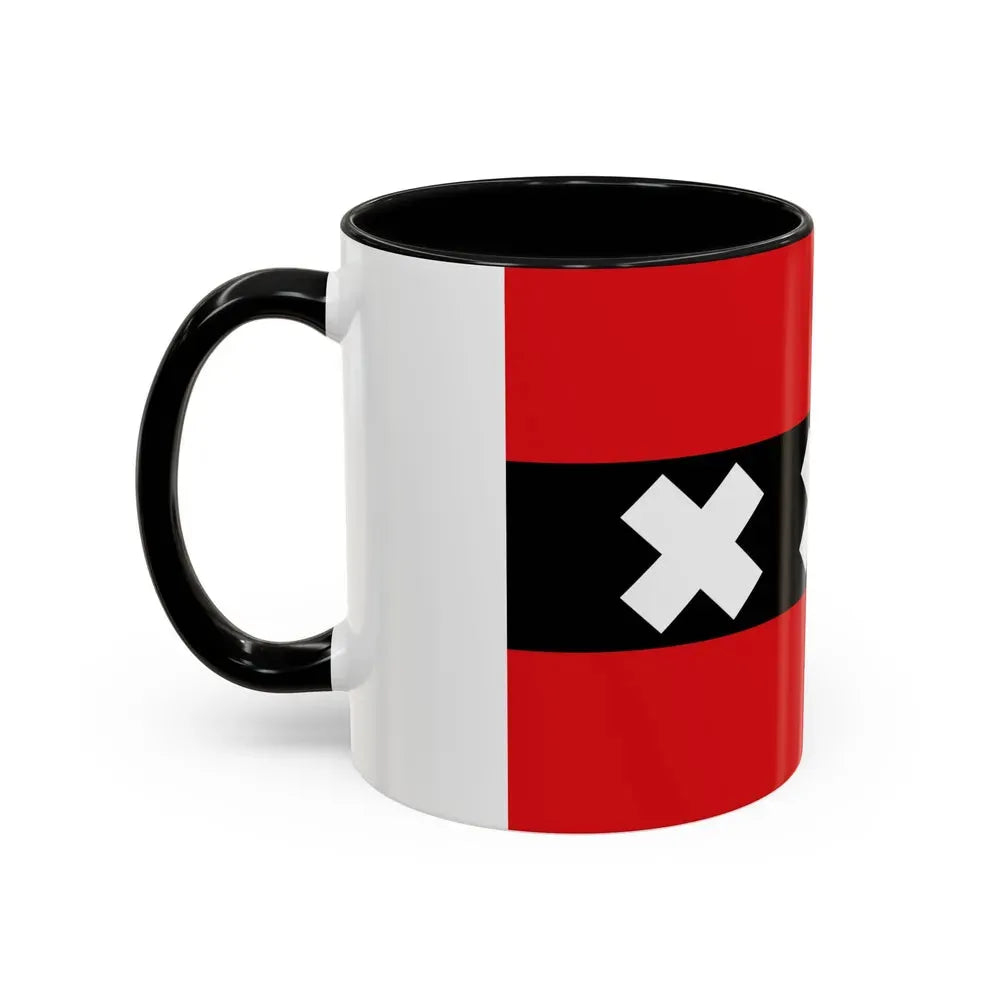 Flag of the national capital Amsterdam Netherlands - Accent Coffee Mug - Go Mug Yourself
