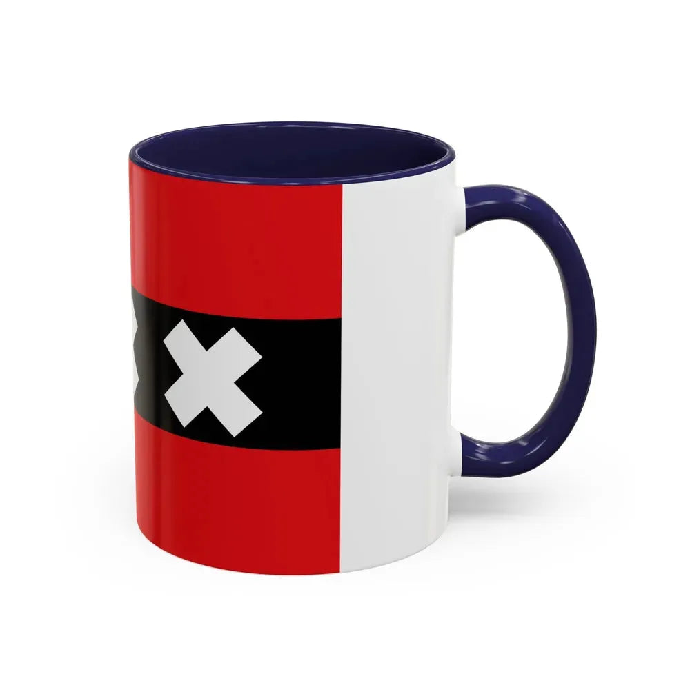 Flag of the national capital Amsterdam Netherlands - Accent Coffee Mug - Go Mug Yourself