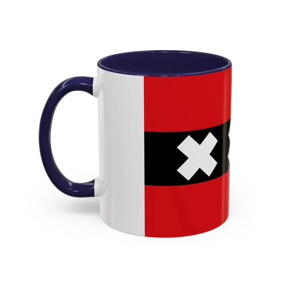 Flag of the national capital Amsterdam Netherlands - Accent Coffee Mug - Go Mug Yourself