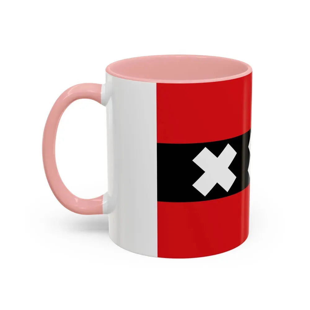 Flag of the national capital Amsterdam Netherlands - Accent Coffee Mug - Go Mug Yourself