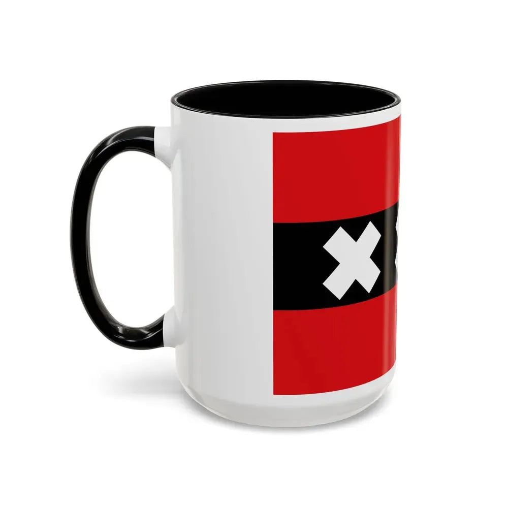 Flag of the national capital Amsterdam Netherlands - Accent Coffee Mug - Go Mug Yourself