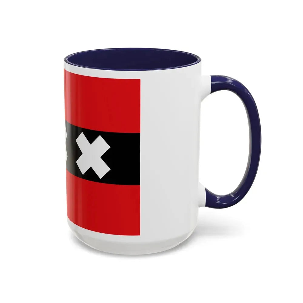 Flag of the national capital Amsterdam Netherlands - Accent Coffee Mug - Go Mug Yourself