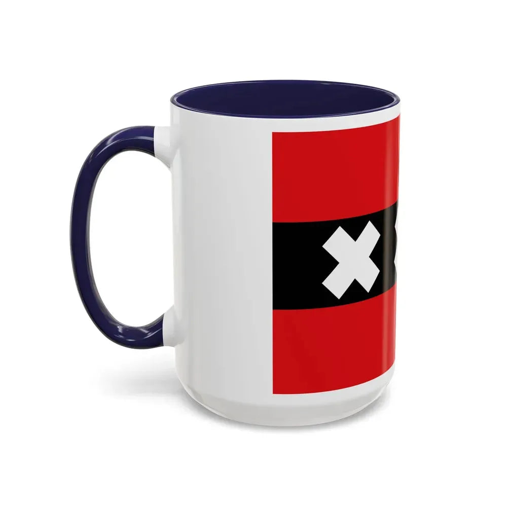 Flag of the national capital Amsterdam Netherlands - Accent Coffee Mug - Go Mug Yourself