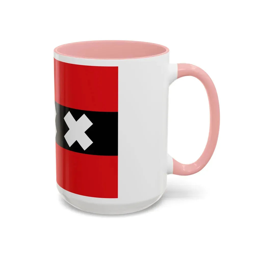 Flag of the national capital Amsterdam Netherlands - Accent Coffee Mug - Go Mug Yourself