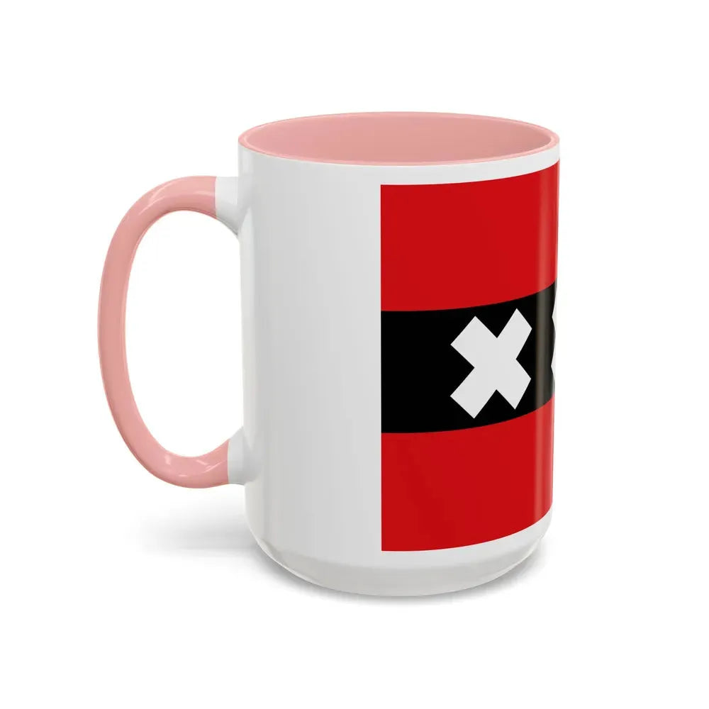 Flag of the national capital Amsterdam Netherlands - Accent Coffee Mug - Go Mug Yourself