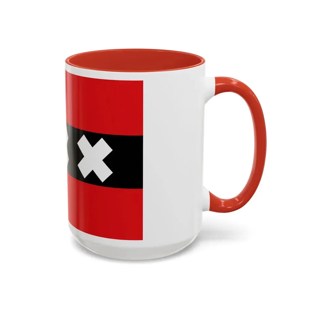 Flag of the national capital Amsterdam Netherlands - Accent Coffee Mug - Go Mug Yourself