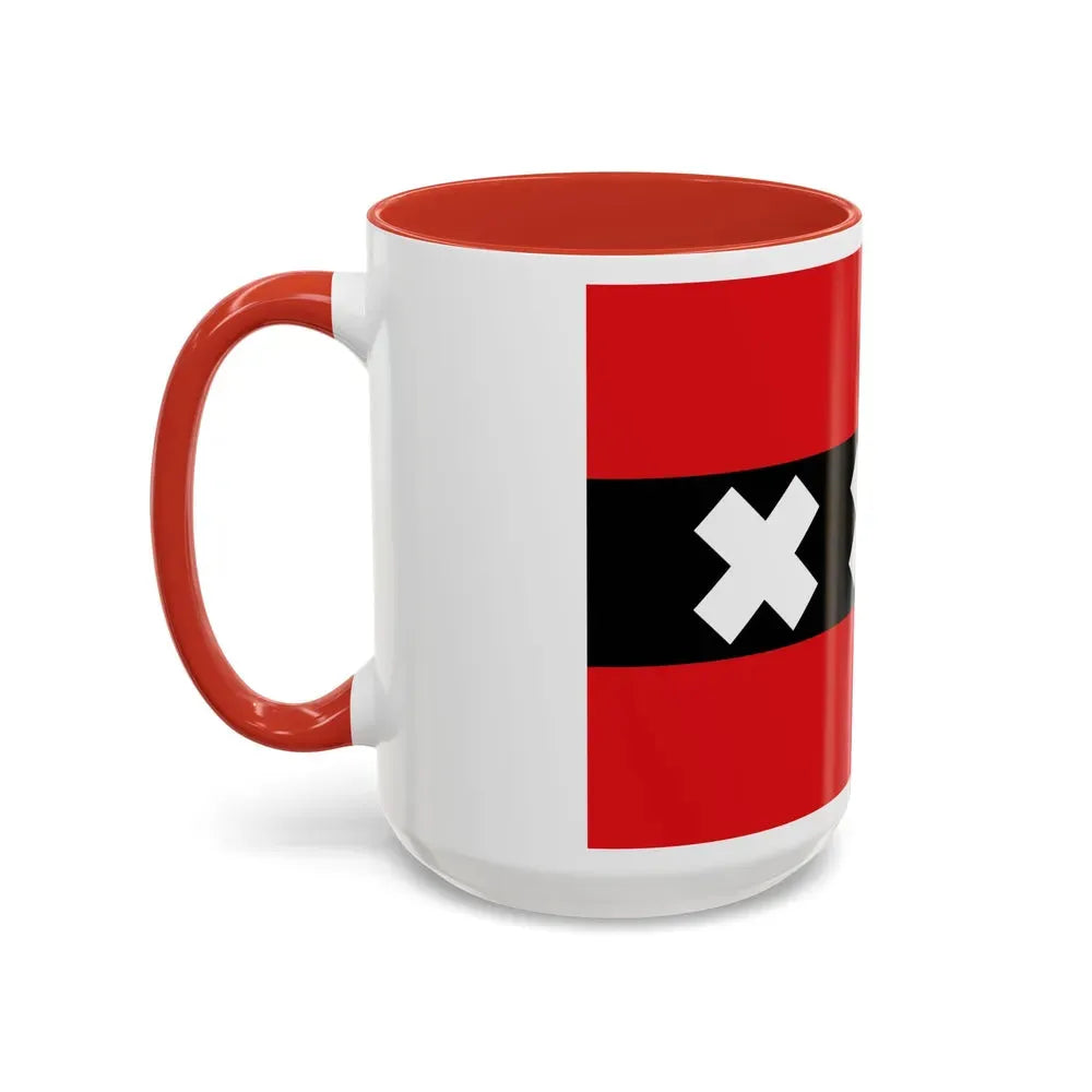 Flag of the national capital Amsterdam Netherlands - Accent Coffee Mug - Go Mug Yourself