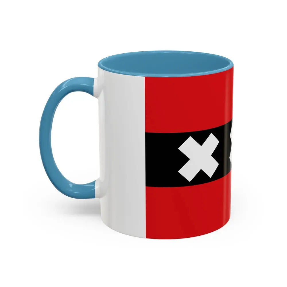 Flag of the national capital Amsterdam Netherlands - Accent Coffee Mug - Go Mug Yourself