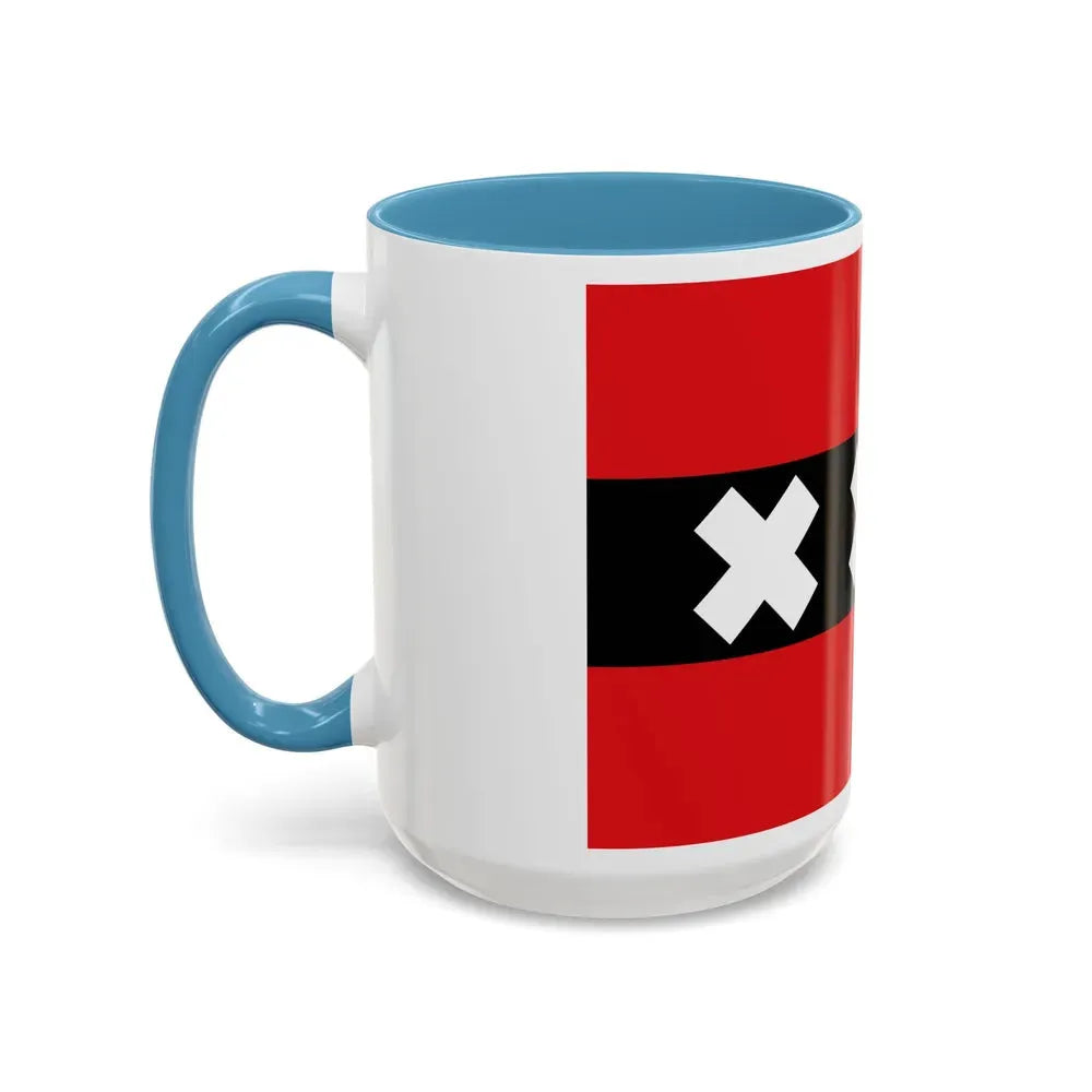 Flag of the national capital Amsterdam Netherlands - Accent Coffee Mug - Go Mug Yourself