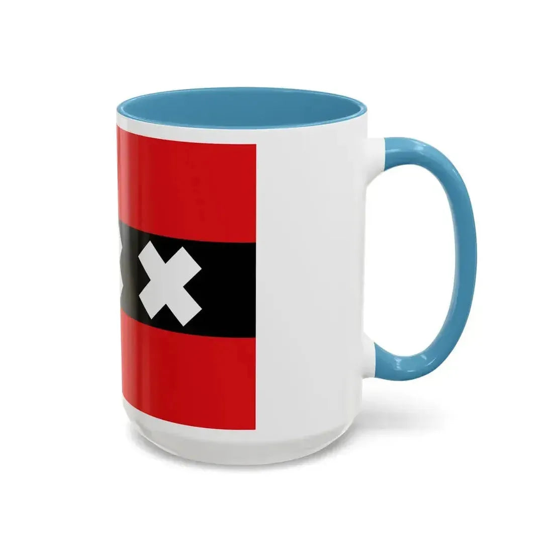 Flag of the national capital Amsterdam Netherlands - Accent Coffee Mug - Go Mug Yourself