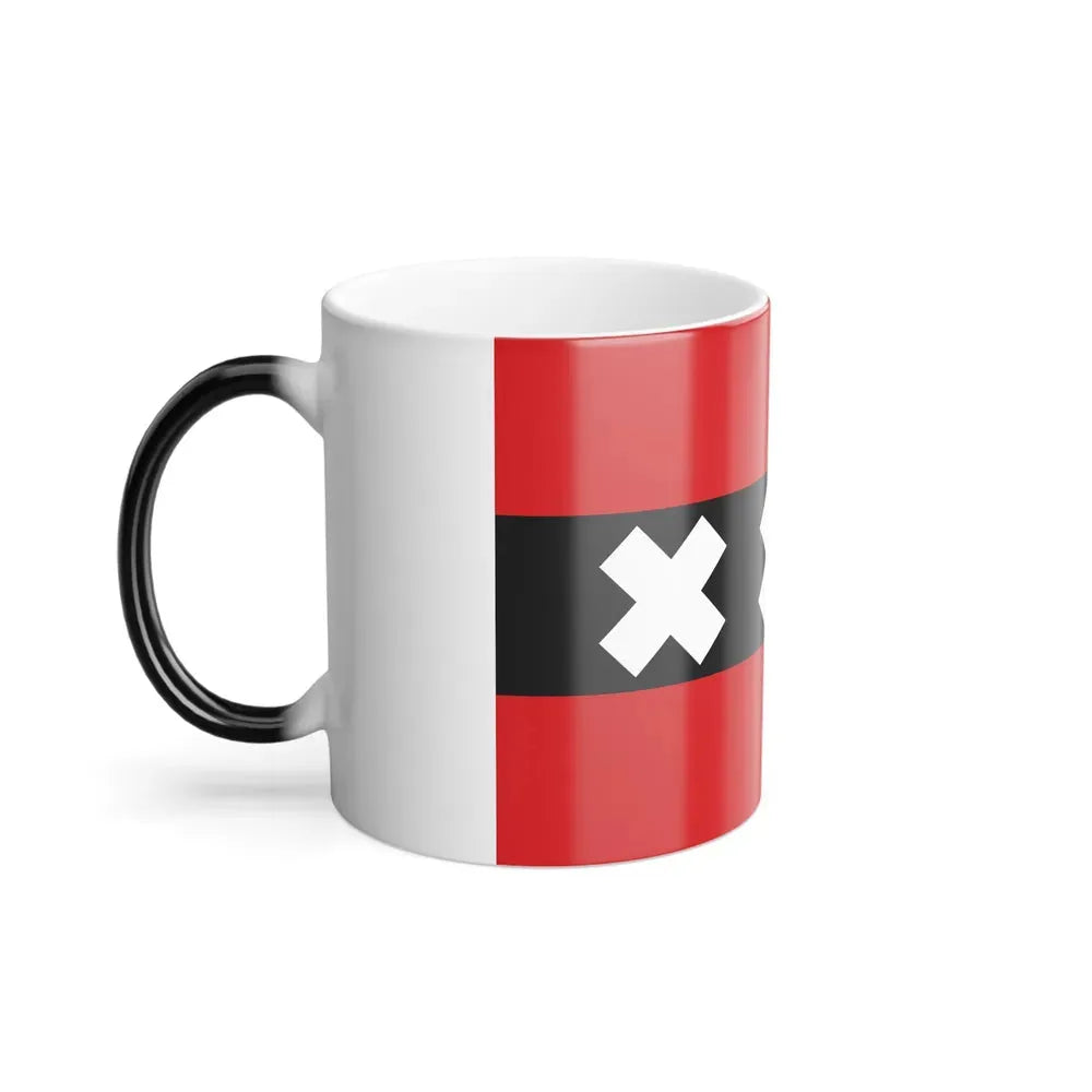 Flag of the national capital Amsterdam Netherlands - Color Changing Coffee Mug - Go Mug Yourself