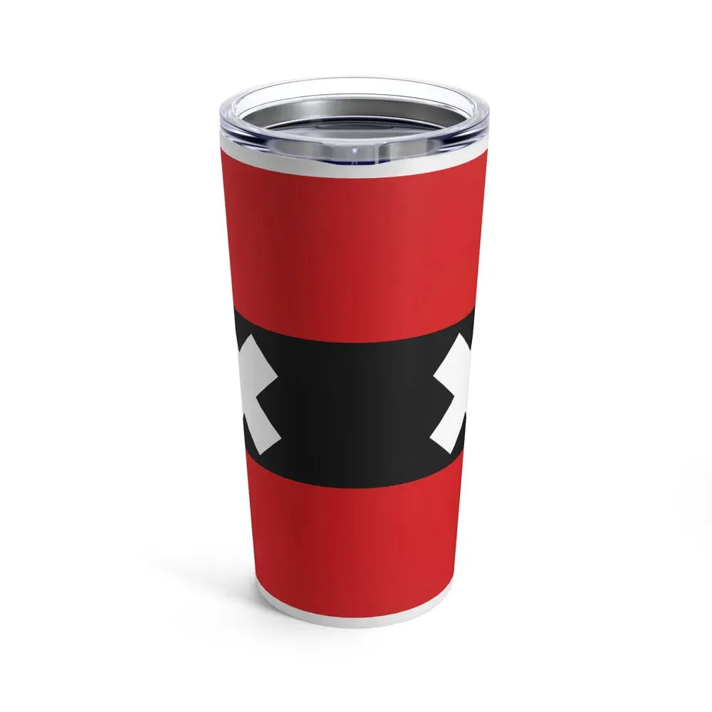 Flag of the national capital Amsterdam Netherlands - Tumbler 20oz - Go Mug Yourself