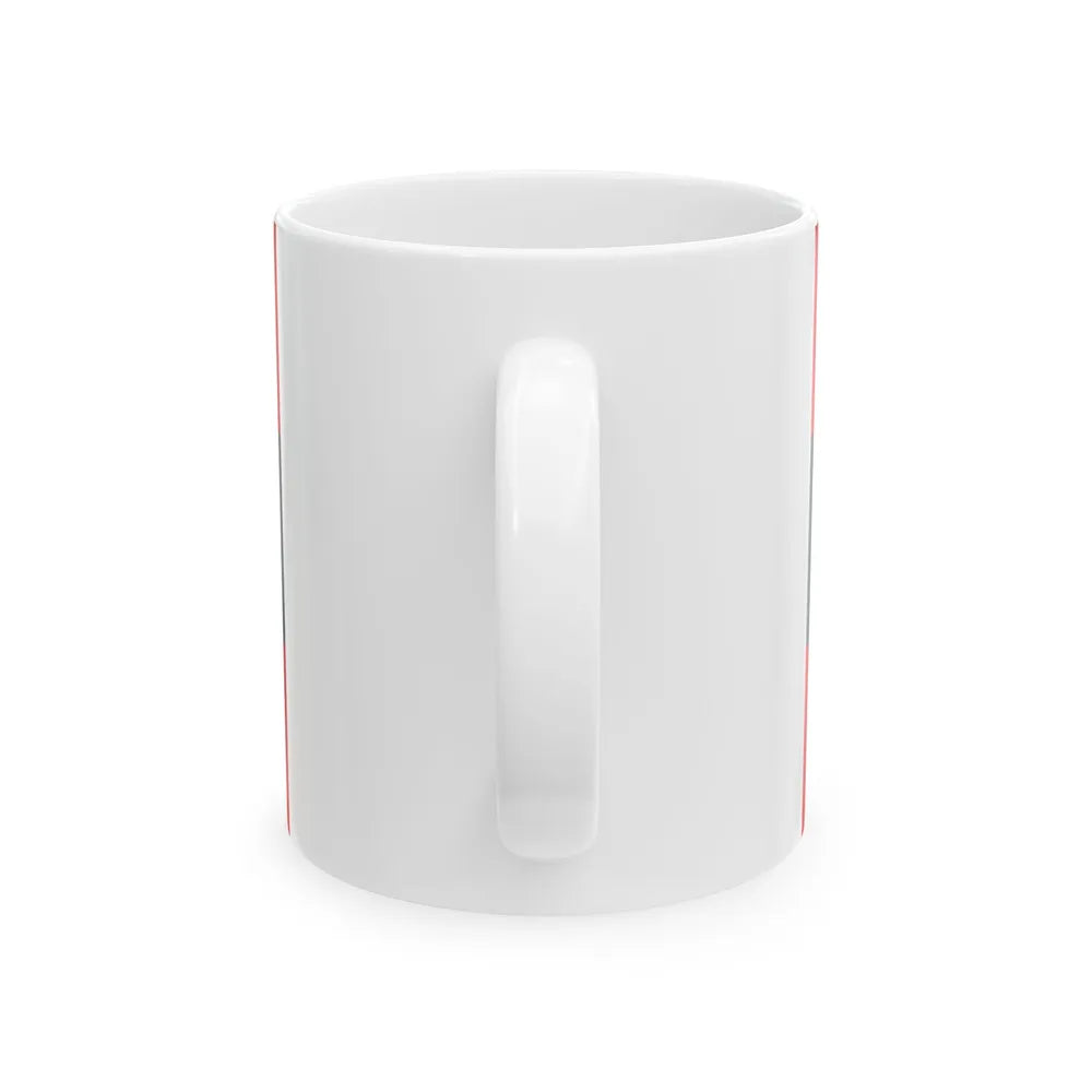 Flag of the national capital Amsterdam Netherlands - White Coffee Mug - Go Mug Yourself