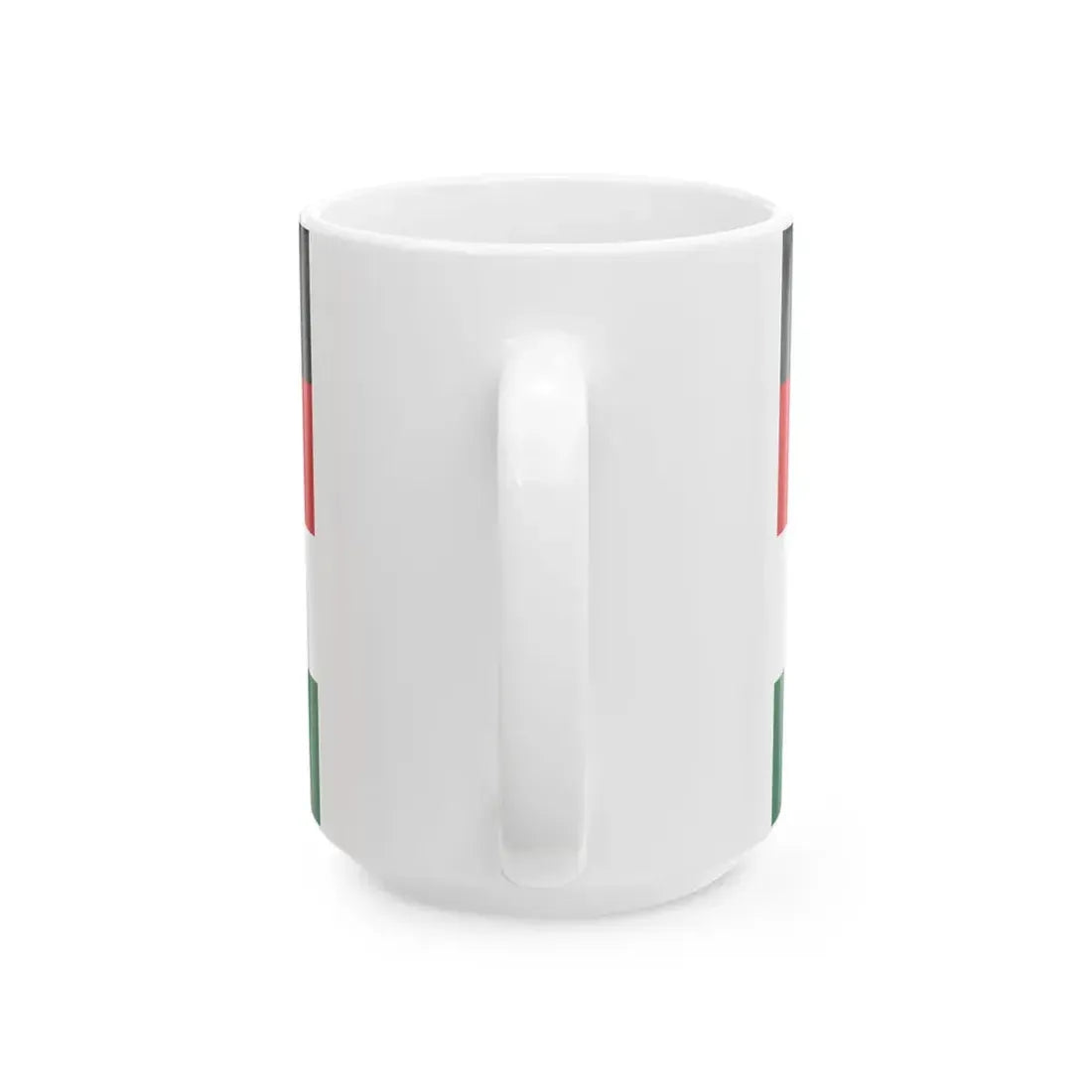 Flag of the National Democratic Congress Ghana (Ghana) White Coffee Mug - Go Mug Yourself