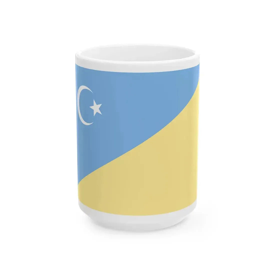 Flag of the National Front for the Salvation of Libya (Libya) White Coffee Mug 15oz - Go Mug Yourself